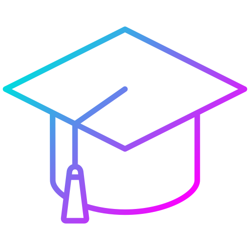 sombrero de graduado icono gratis