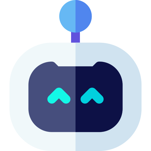 Robot Basic Rounded Flat icon