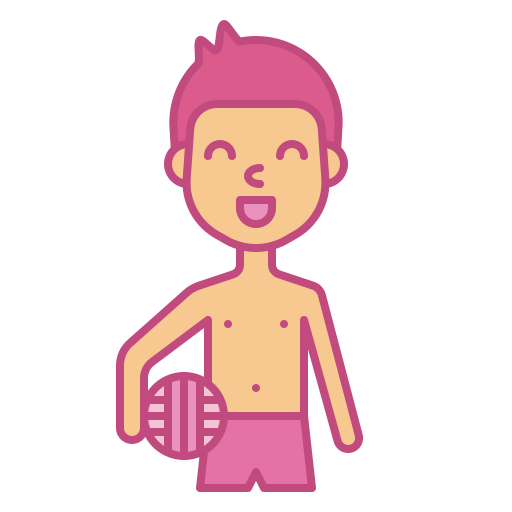 jugador de voleibol icono gratis