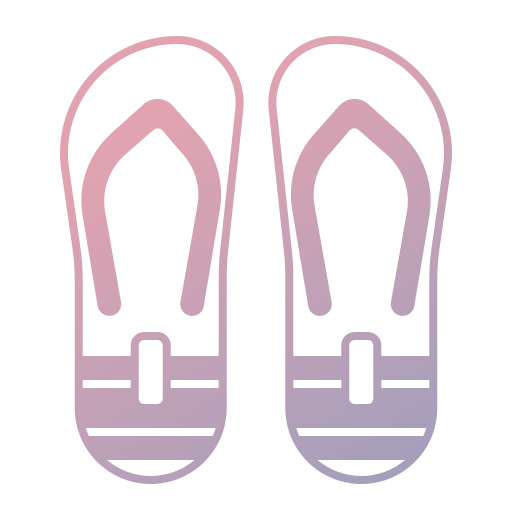 sandalias icono gratis