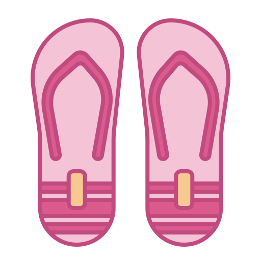 sandalias icono gratis