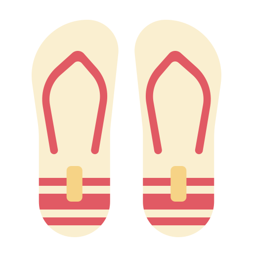sandalias icono gratis