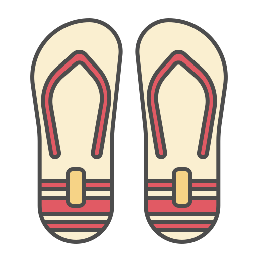 sandalias icono gratis