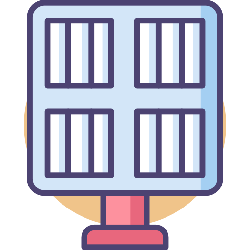 panel solar icono gratis