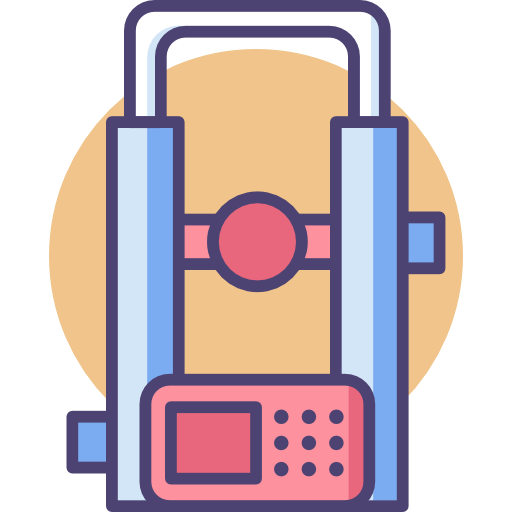 teodolito icono gratis