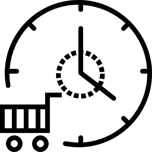 reloj de pared icono gratis