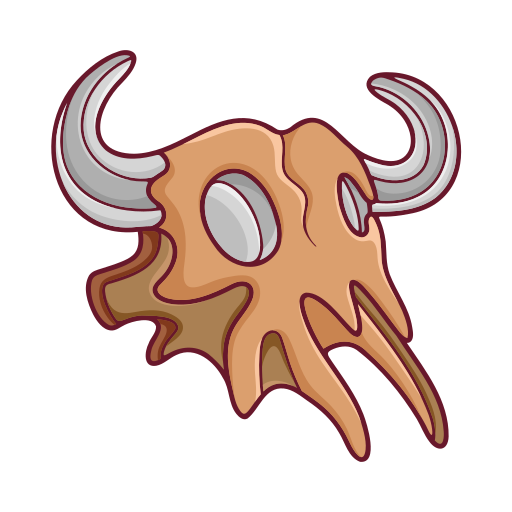 Cow skull Stickers - Free animals Stickers