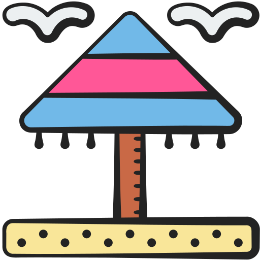 Зонтик бесплатно иконка