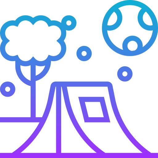 carpa para camping icono gratis