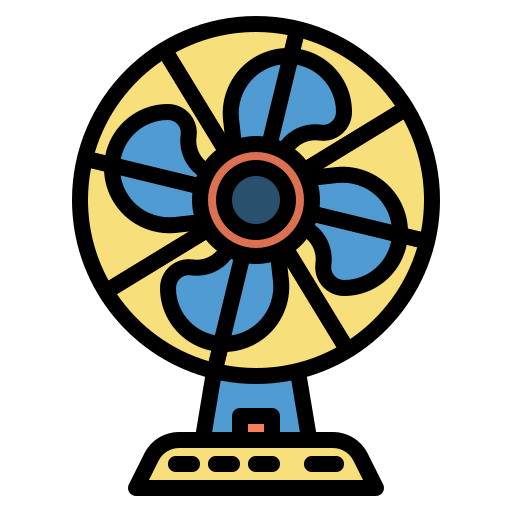 Fan Generic Outline Color icon