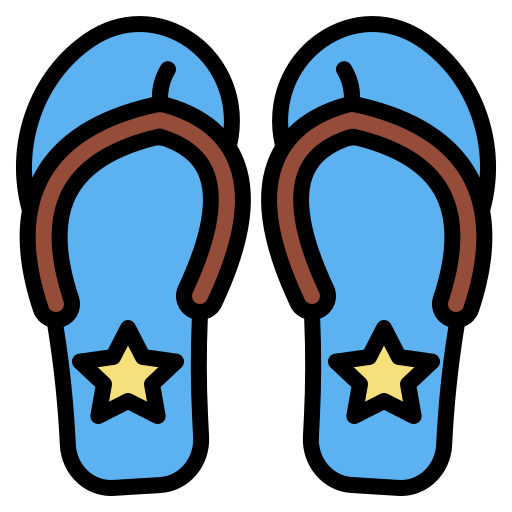 chanclas icono gratis