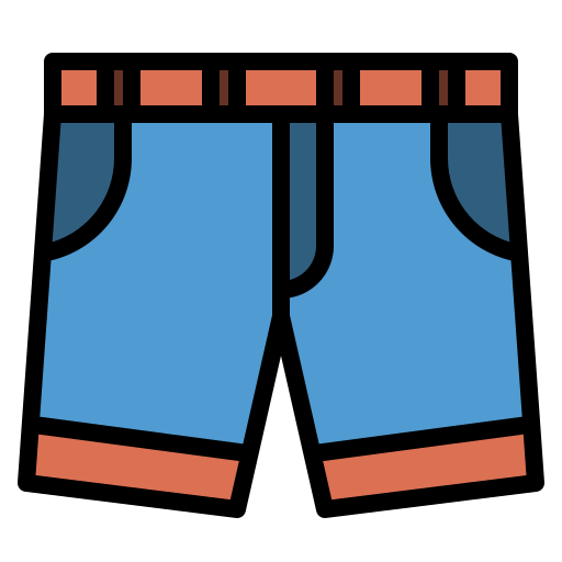 pantalones cortos icono gratis