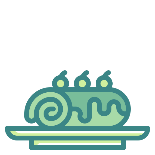 pastel de rollo icono gratis