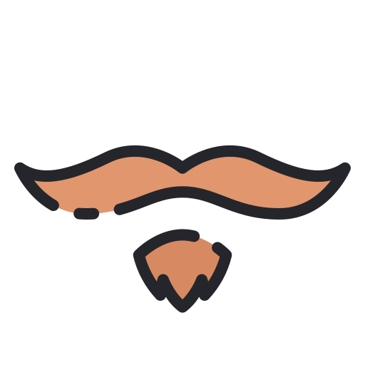 moustache Icône gratuit moustache Icône gratuit