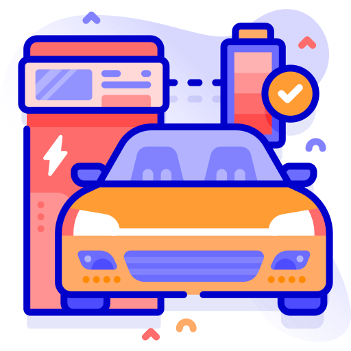 Charged - Free transportation icons