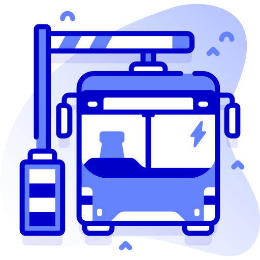 Ônibus grátis ícone Ônibus grátis ícone