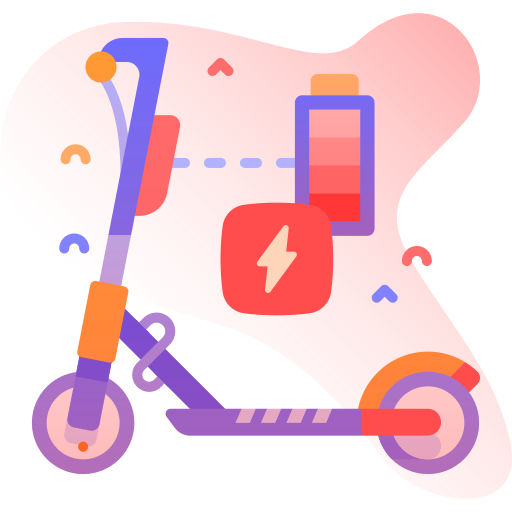 scooter electrico icono gratis