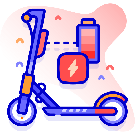 scooter electrico icono gratis