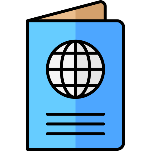 pasaporte icono gratis