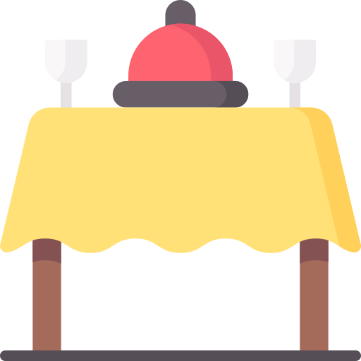 mesa del comedor icono gratis