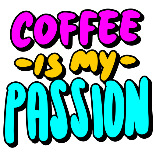Coffee free sticker