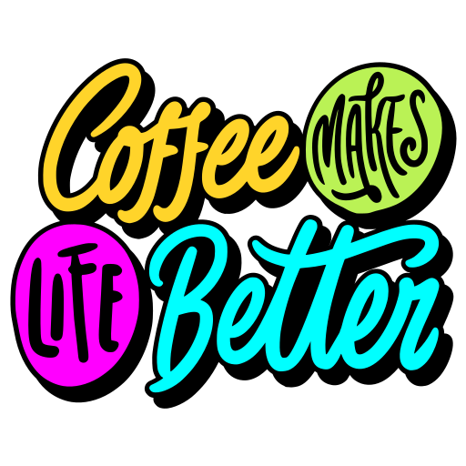 Coffee free sticker