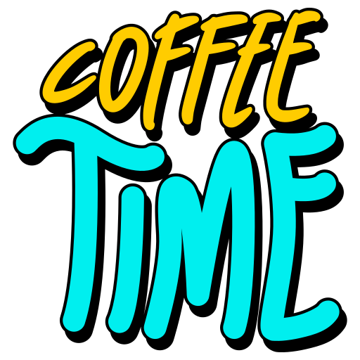 Coffee free sticker