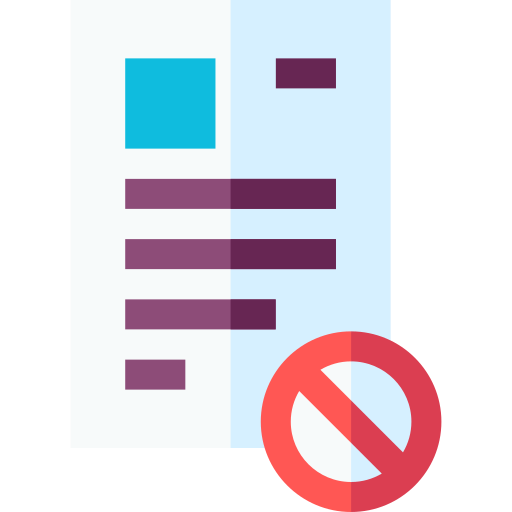 ablehnung kostenlos Icon
