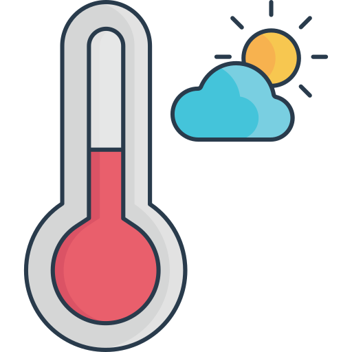 la temperatura icono gratis