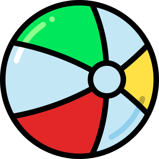 pelota de playa icono gratis