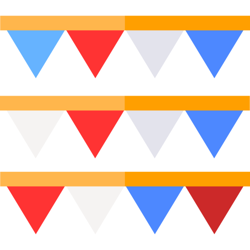 Bunting free icon Bunting free icon