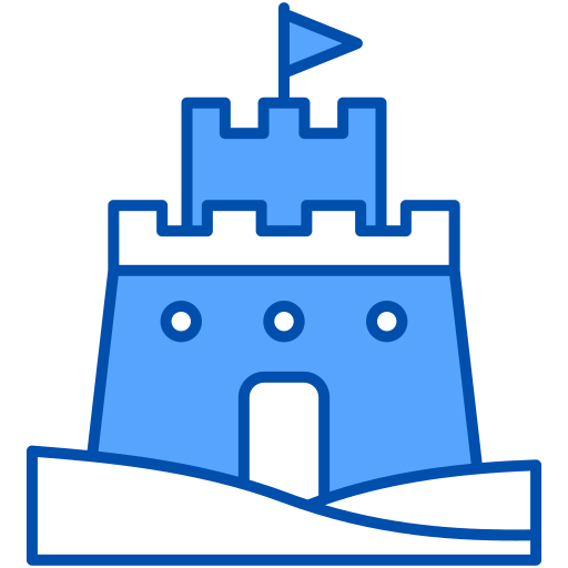 Sand castle free icon
