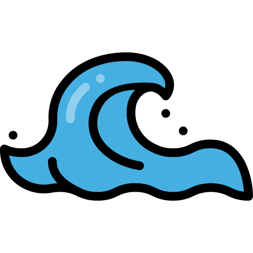 Wave Generic Outline Color Icon