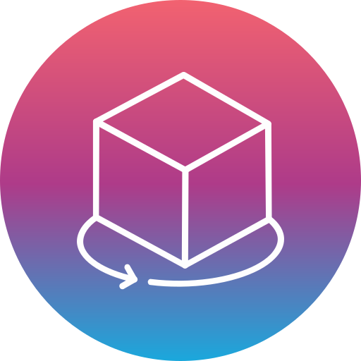 cubo 3d icono gratis