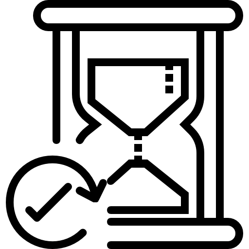 reloj de arena icono gratis