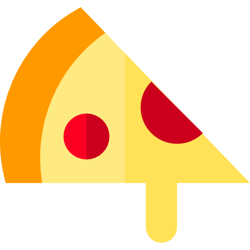 Pizza Basic Straight Flat icon