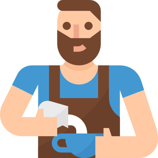 barista Icône gratuit