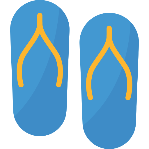 Flip flops Aphiradee (monkik) Flat icon