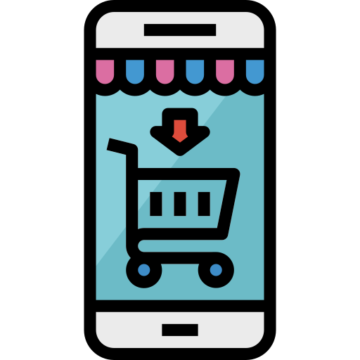 mobiles einkaufen kostenlos Icon mobiles einkaufen kostenlos Icon