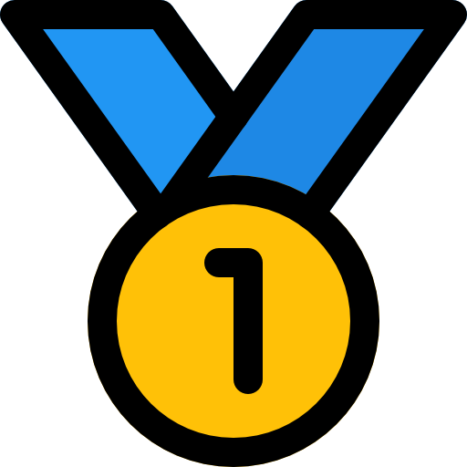 Medal Pixel Perfect Lineal Color Icon