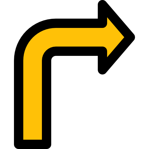 Turn right free icon Turn right free icon