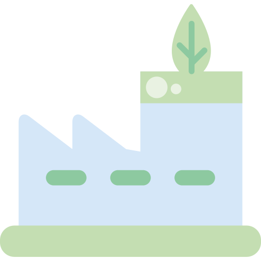 Green factory free icon Green factory free icon