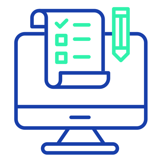 resultados de examen icono gratis