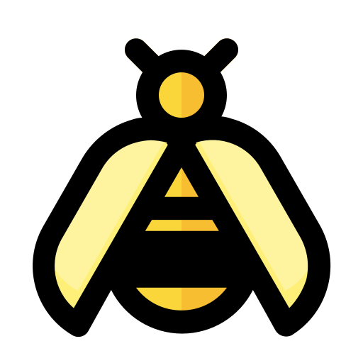 abeja icono gratis