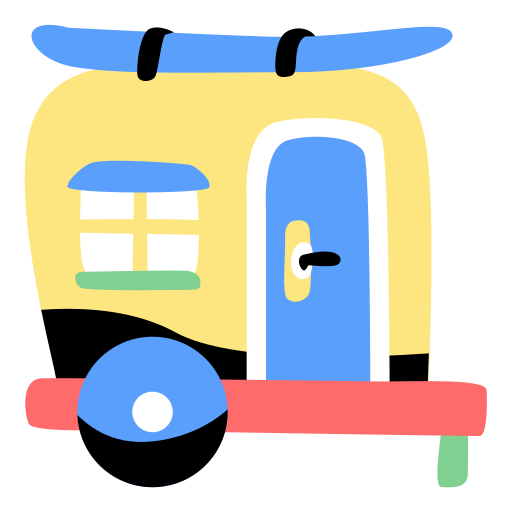 autocaravana icono gratis
