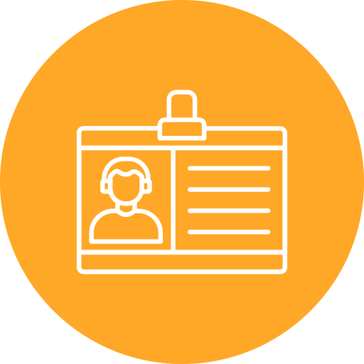 tarjeta de identificación icono gratis