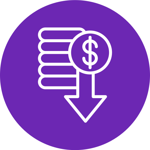 Потеря денег бесплатно иконка