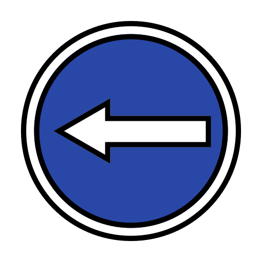 Go left Generic Outline Color icon