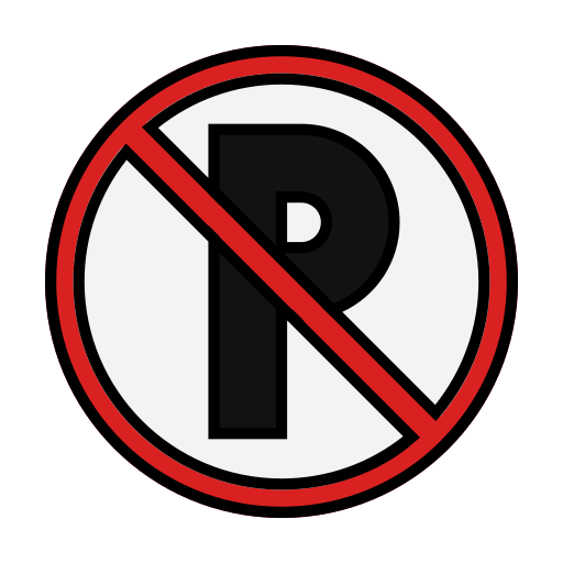 No parking Generic Outline Color icon