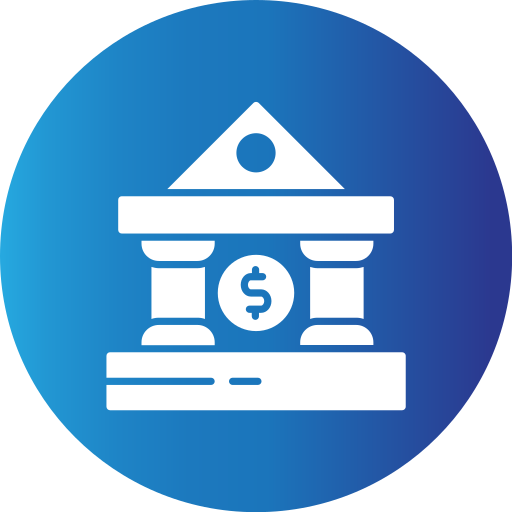 Bank Generic Blue icon